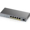 ZYXEL GS1350-6HP 6 PORT GIGABIT MANGED CCTV POE SWITCH 60WATT 802.3BT