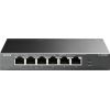 TP-LINK Switch TL-SF1006P Unmanaged, Desktop, 10/100 Mbps (RJ-45) ports quantity 6, PoE+ ports quantity 4, Power supply type External