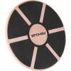 Spokey BALANCE BOARD Wooden platform, Non-slip surface, 110 kg, Black/brown