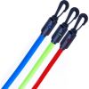 Spokey BACKER II Expander with replaceable rubbers, 127 cm, 3 bands with different degrees of resistance, Red/Green/Blue, Rubber
