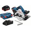 Bosch GKS 18V-57 G Akumulatora ripzāģis 18V + 2 x 4.0Ah akum.