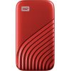 Sandisk WD My Passport External SSD 500GB, USB 3.2, Red, 1050MB/s Read, 1000MB/s Write, PC & Mac Compatiable