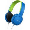 Philips Kids austiņas SHK2000BL On-ear Blue & Green / SHK2000BL/00
