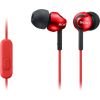 Sony In-ear austiņas EX series, Red Sony MDR-EX110AP In-ear, Red