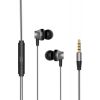 Devia Metal In-ear austiņas with Remote and Mic (3.5mm) black