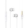 Devia Metal In-ear Earphone with Remote and Mic (3.5mm) silver