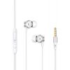 Devia Metal In-ear austiņas with Remote and Mic (3.5mm) silver