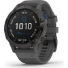 Garmin fenix 6 Pro Solar, Black w/ Slate Band / 010-02410-11