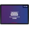 GOODRAM CX400 512GB SSD, 2.5” 7mm, SATA 6 Gb/s, Read/Write: 550 / 500 MB/s, Random Read/Write IOPS 75.5K/76.8K, gen. 2