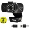 PORT DESIGNS FHD Webcam 900078 Black, USB