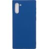 Evelatus Samsung Note 10 Soft Touch Silicone Blue