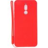 Evelatus Xiaomi Redmi 8 Soft Touch Silicone Case with Strap Red