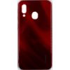 Evelatus Samsung A40 Water Ripple Full Color Electroplating Tempered Glass Case Red