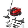 BOSCH BWD421PET Aquafilter 2100W Black/Red Putekļu sūcējs