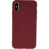 Fusion Soft Matte Back Case Silikona Aizsargapvalks Priekš Apple iPhone 11 Pro Tumši Sarkans