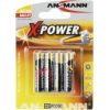 1x4 Ansmann Alkaline Micro AAA LR 03 X-Power