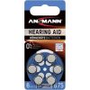 1x6 Ansmann Zinc-Air 675 (PR44) Hearing Aid Batteries