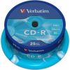 Matricas CD-R Verbatim 700MB 1x-52x Extra Protection, 25 Pack Spindle