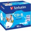 Verbatim Matricas CD-R AZO Vebratim 700MB 52x Printable Jewel Cased 10 Pack