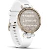 Garmin Lily Sport, cream gold/white