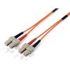 Equip Patchcord światłowodowy SC/SC 10m LSOH (253336)