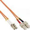 InLine Patchcord światłowodowy LC/SC, 50/125µm, OM2 5m (88645)