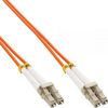InLine Patchcord światłowodowy LC/LC, 62.5/125µm, OM1, 0.5m (88634)