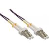 InLine Patchcord światłowodowy LC/LC, 50/125µm, OM4 1m (88541P)