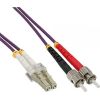 InLine Patchcord światłowodowy LC/ST 50/125µm OM4 25m (88518P)