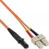 InLine Patchcord światłowodowy MTRJ/SC, 50/125µm, OM2, 5m (87255)