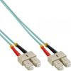 InLine Patchcord światłowodowy SC/SC, 50/125µm, OM3 1m (83501O)