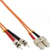 InLine Patchcord światłowodowy SC/ST, 50/125µm, OM2, 0.5m (82504)