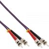 InLine Patchcord światłowodowy ST/ST, 50/125µm, OM4 7.5m (81575P)