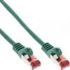 InLine Patchcord S/FTP, PiMF, Cat.6, 250MHz, halogen free, zielony 10m (76900G)