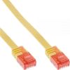 InLine Ultraslim Patchcable U/UTP, Cat.6, żółty, 10m (71600Y)