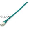 Equip Patchcord Cat6a, S/FTP, 10m, zielony (605646)