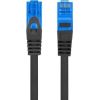 Lanberg PATCHCORD KAT.6A S/FTP LSZH CCA 10M CZARNY FLUKE PASSED LANBERG