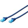 Digitus Patch cord U/UTP kat.5e PVC 3m niebieski (DK-1512-030/B)