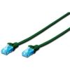 Digitus Patch cord U/UTP kat.5e PVC 2m zielony