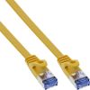 InLine InLine Flat Patch kabel, U/FTP, Cat.6A, żółty, 5m