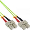 InLine Patchcord światłowodowy Duplex SC/SC, 50/125µm, OM5, 10m (83510Q)