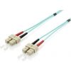 Equip Patchcord światłowodowy SC - SC Multimode Duplex OM3, 2m (255322)