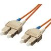 Equip Patchcord światłowodowy SC - SC Multimode Duplex OM1, 10m (253320)