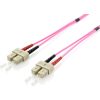 Equip Patchcord światłowodowy SC - SC Multimode Duplex OM4, 1m (255521)