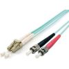 Equip Patchcord światłowodowy LC - ST Multimode Duplex OM3, 1m (255211)