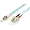 Equip Patchcord światłowodowy LC - SC Multimode Duplex OM3, 10m (255316)