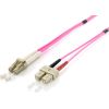 Equip Patchcord światłowodowy LC - SC Multimode Duplex OM4, 1m (255531)