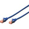 Digitus Patchcord S/FTP, Cat6, 10m, niebieski (DK-1644-100/B)