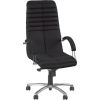 Biroja krēsls NOWY STYL GALAXY Chrome melnā ādā