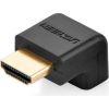 Fusion Universāls Adapteris HDMI -> HDMI (90 down) Melns (Ir veikalā)